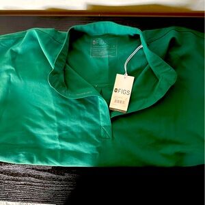 M figs rafaela/L livingstons regular length set hunter green